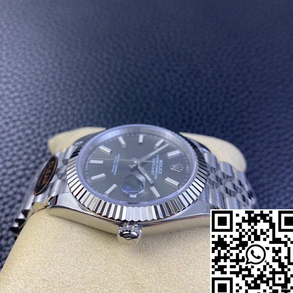 Rolex Dial M126334-0014 Factory Steel Clean Stainless Grey Datejust 904L 0121